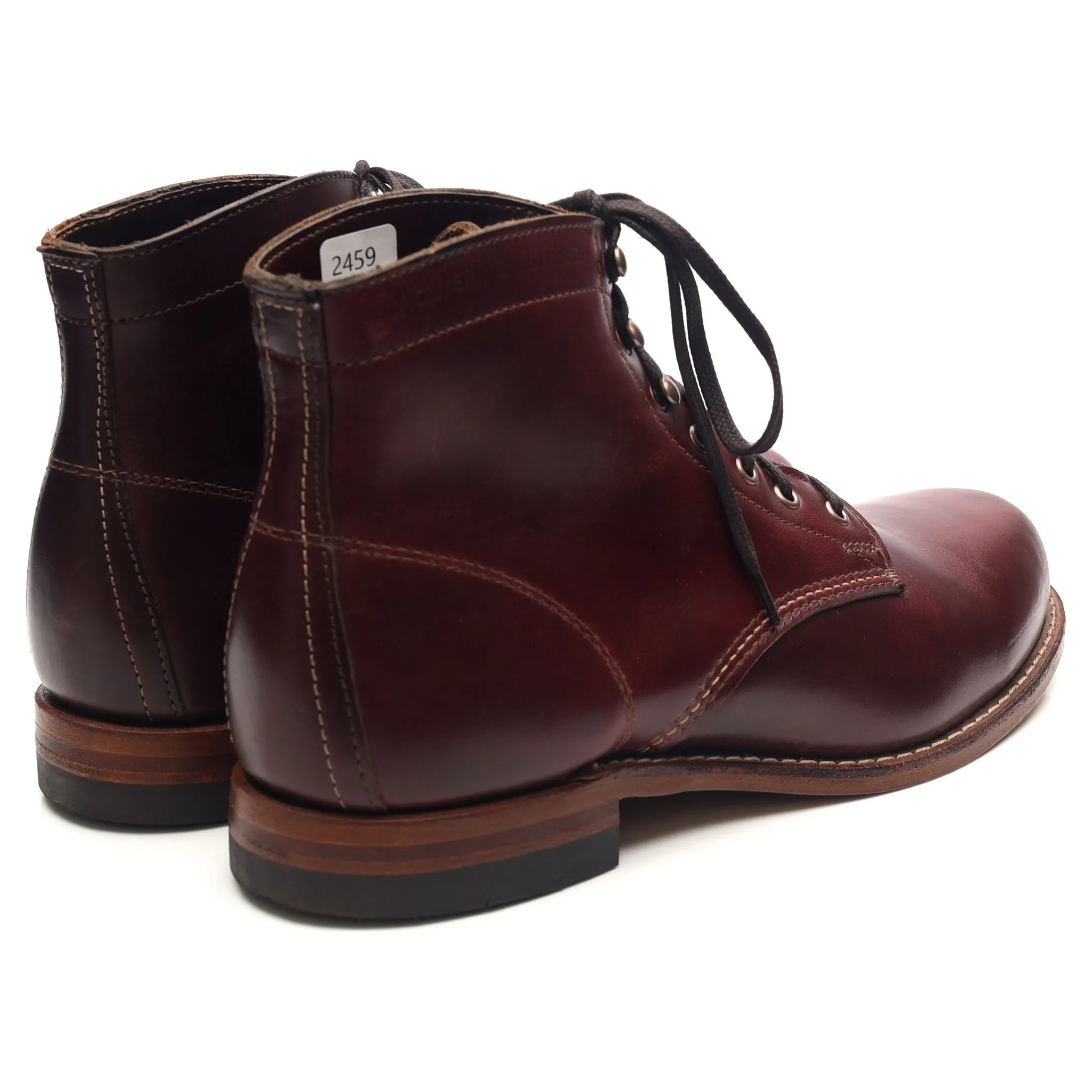 1000 Mile 'Evans' Burgundy Leather Boots UK 9.5 US 10.5