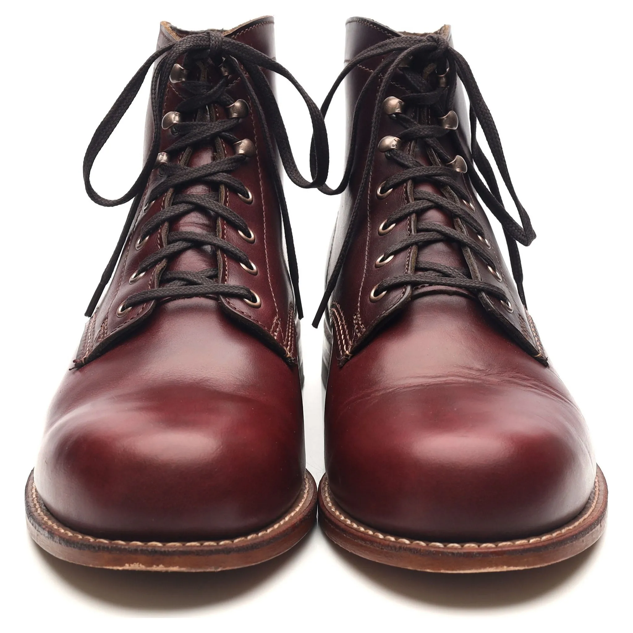 1000 Mile 'Evans' Burgundy Leather Boots UK 9.5 US 10.5