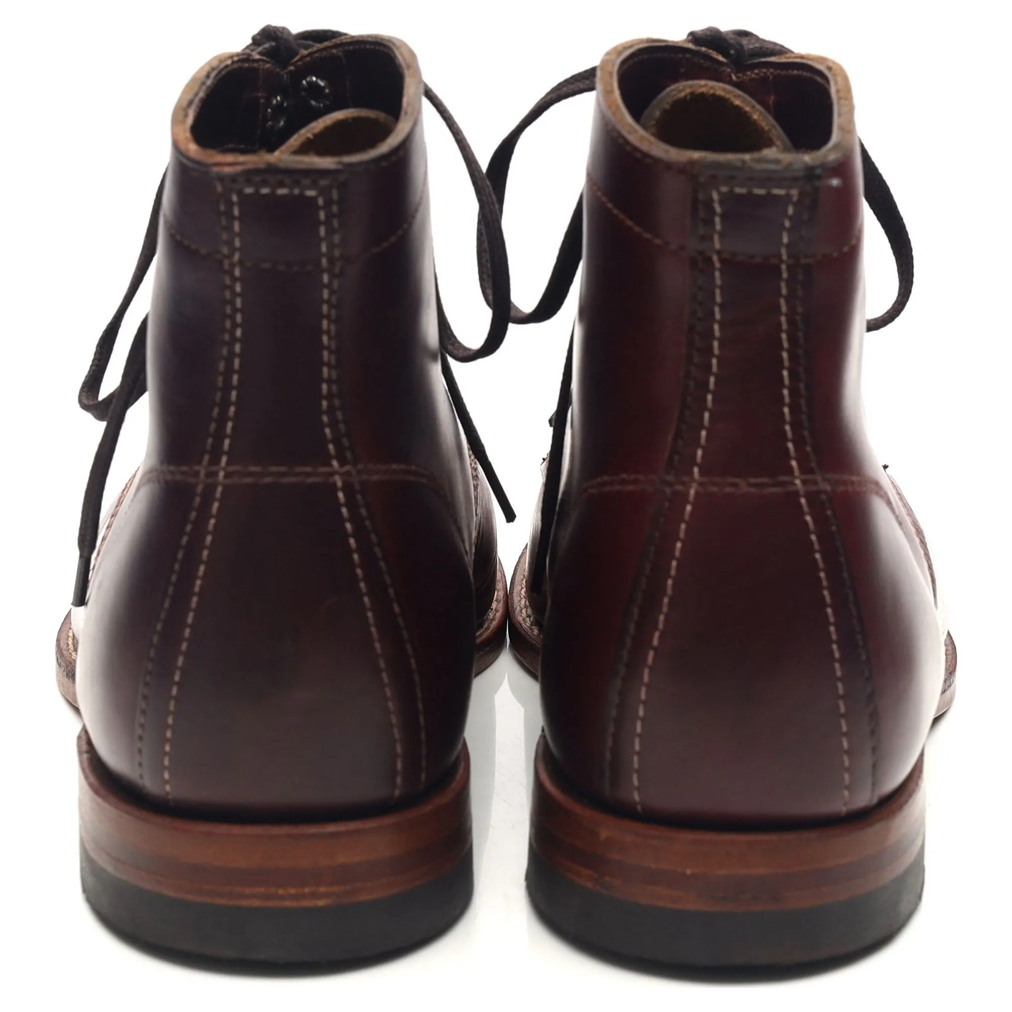 1000 Mile 'Evans' Burgundy Leather Boots UK 9.5 US 10.5