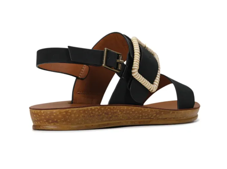 35445 Los Cabos Women's Bridie Black Sandal