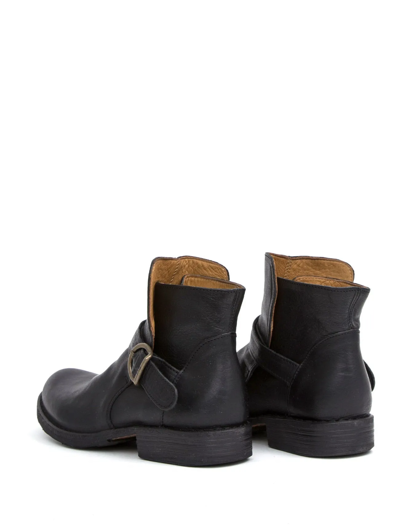 752 Black Leather Boots