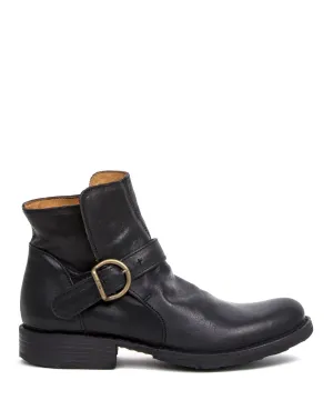 752 Black Leather Boots
