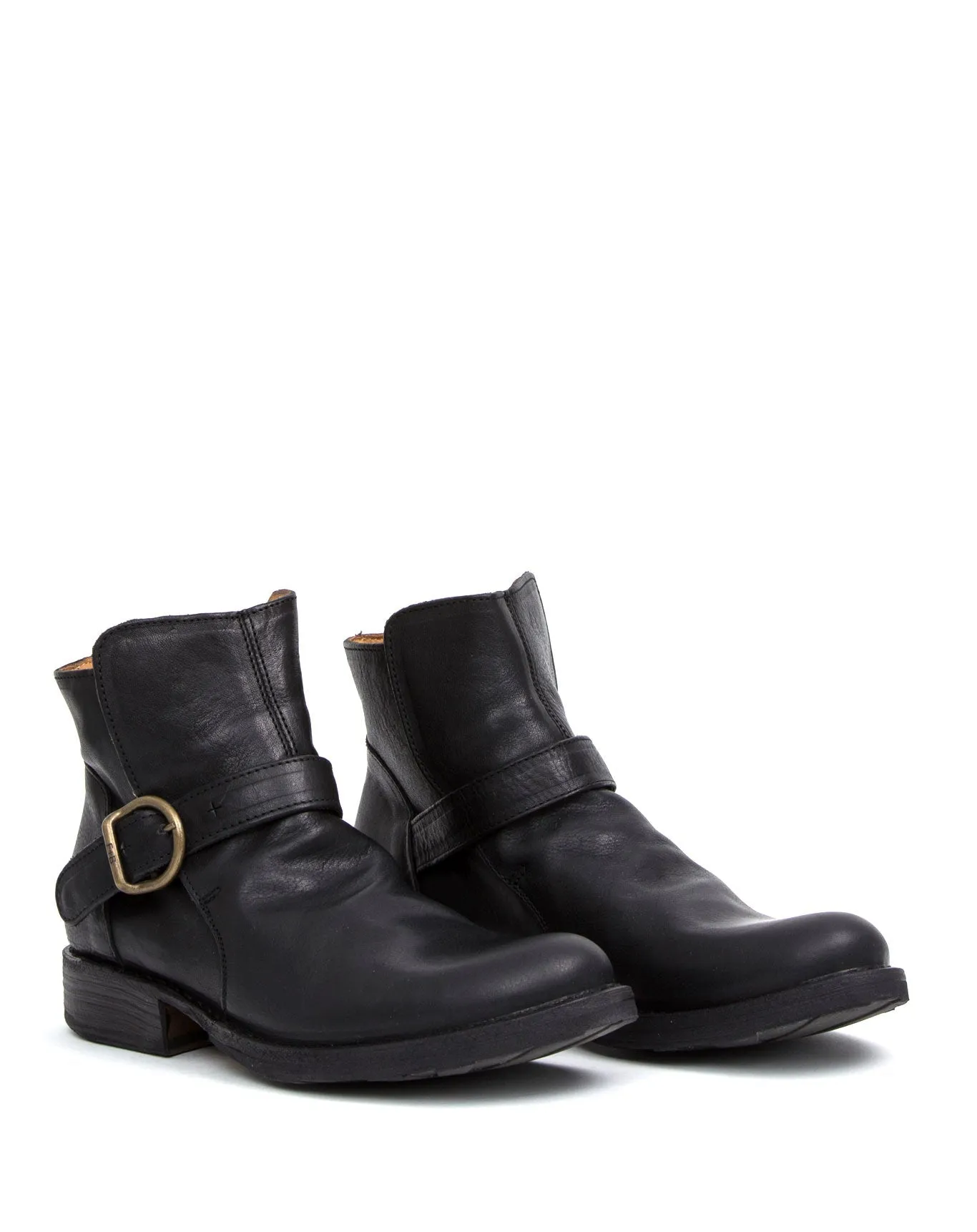 752 Black Leather Boots