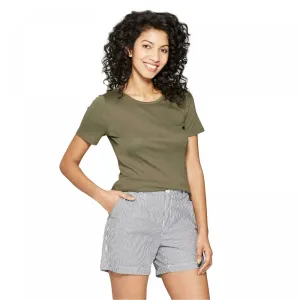 A New Day Women's Fitted Short Sleeve Crew T-Shirt