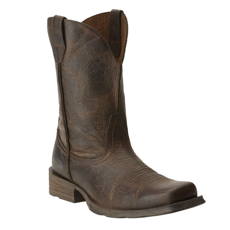 Ariat® Men's "Rambler" Cowboy Boots - Wicker Brown