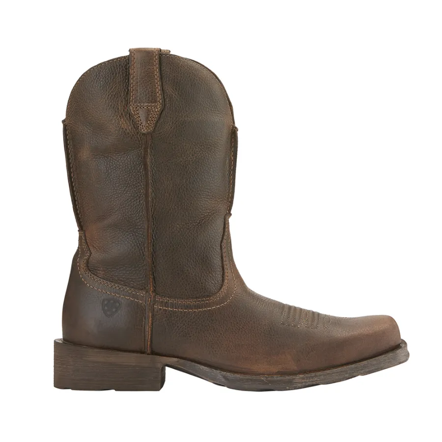 Ariat® Men's "Rambler" Cowboy Boots - Wicker Brown