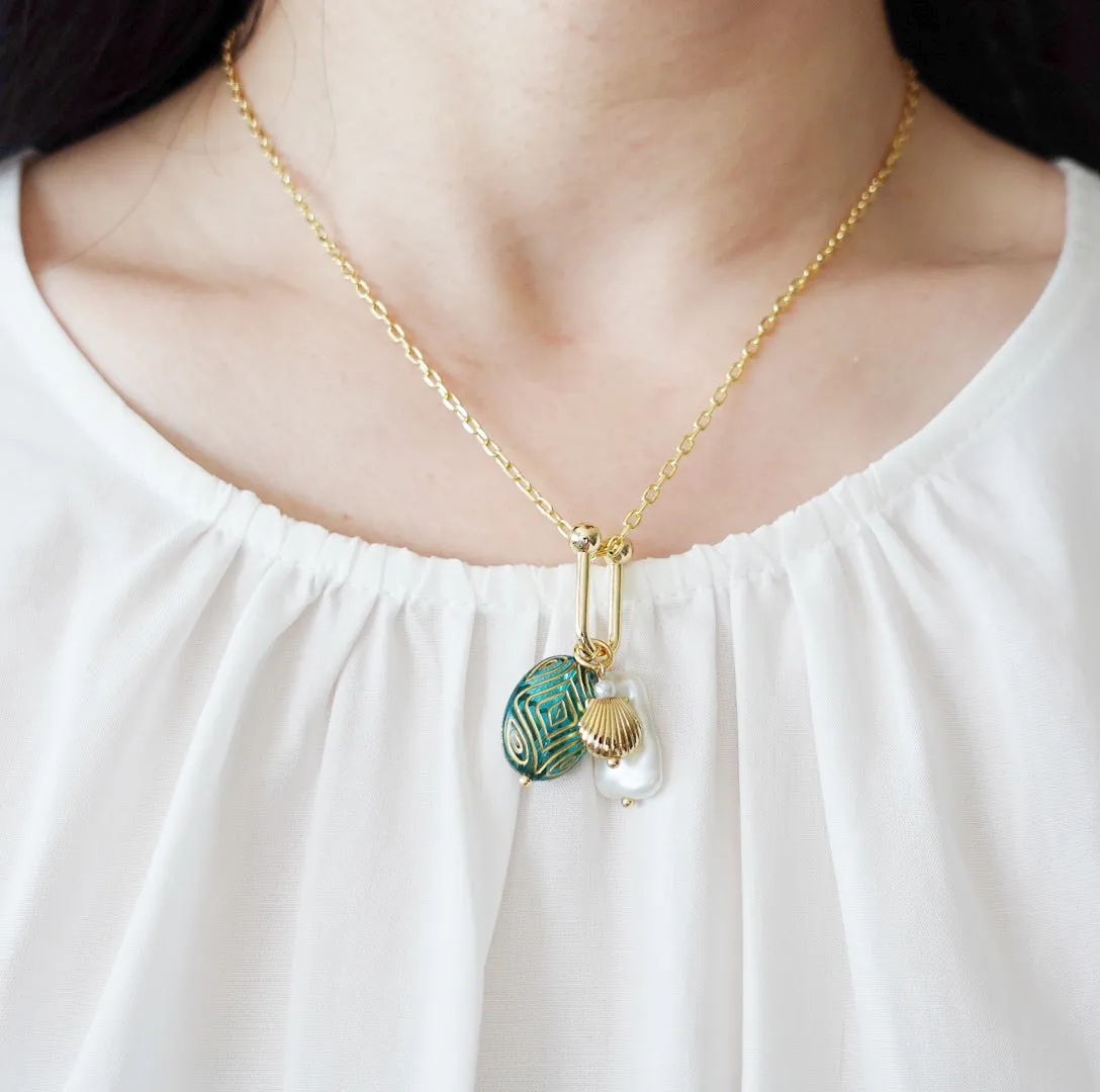 Atlantis Cluster Pendant Necklace