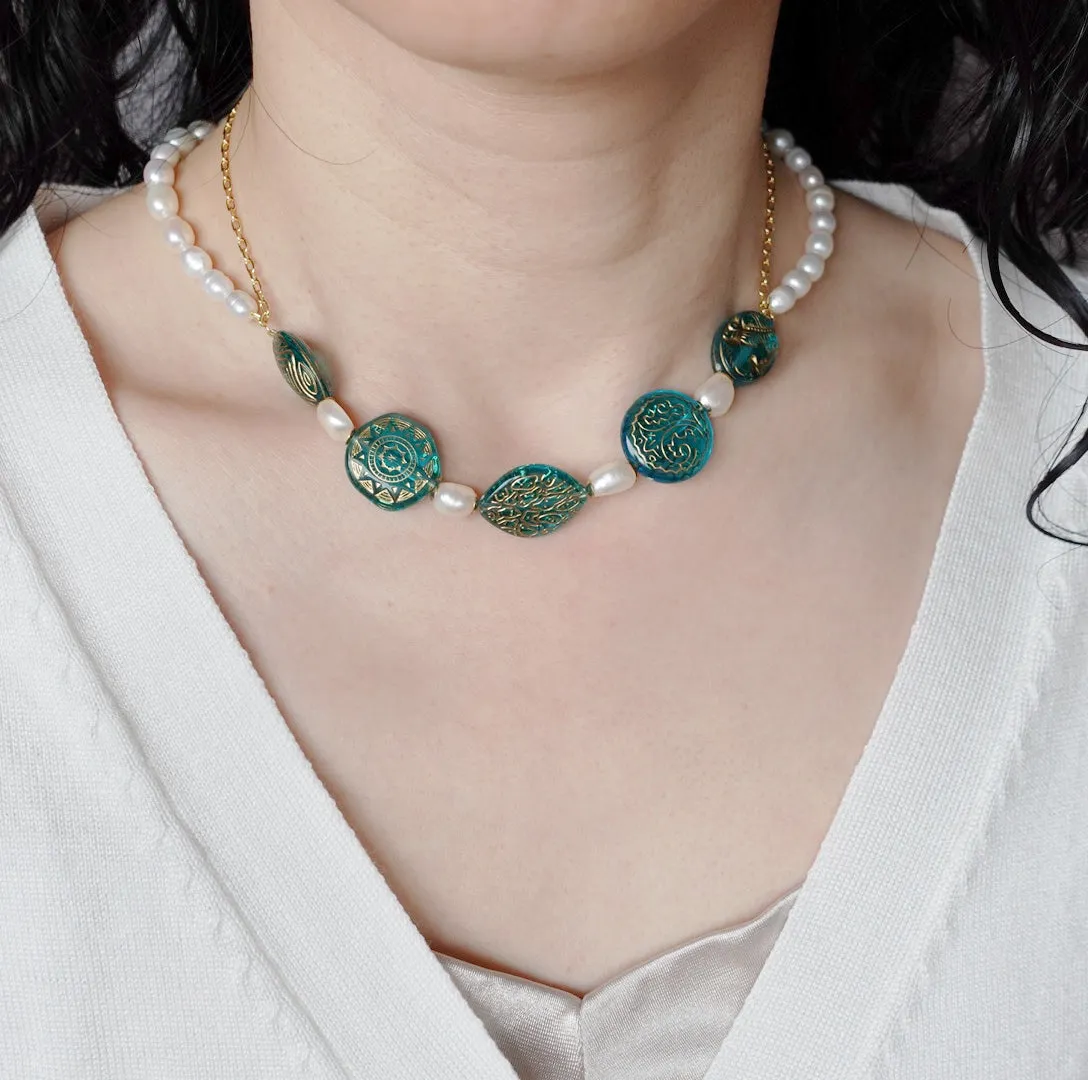 Atlantis Palatial Gemstone Necklace