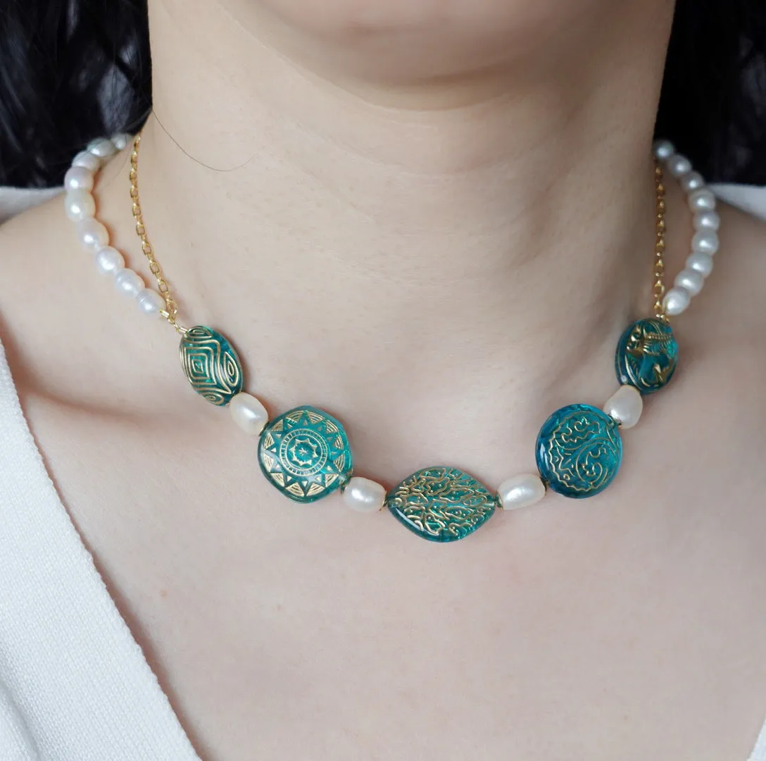 Atlantis Palatial Gemstone Necklace