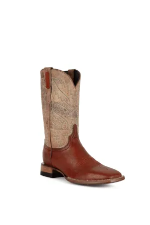 Azulado - Cedar Smooth Ostrich - Brandy
