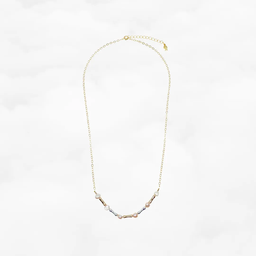 Bamboo Pearl Necklace