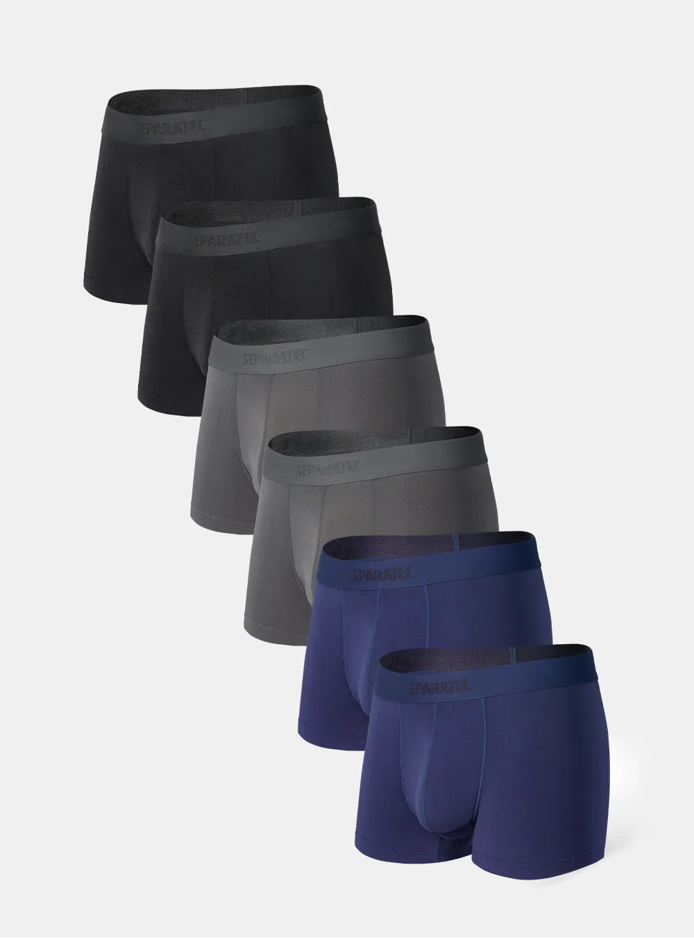 Bamboo Rayon Breathable Trunks 6 Pack