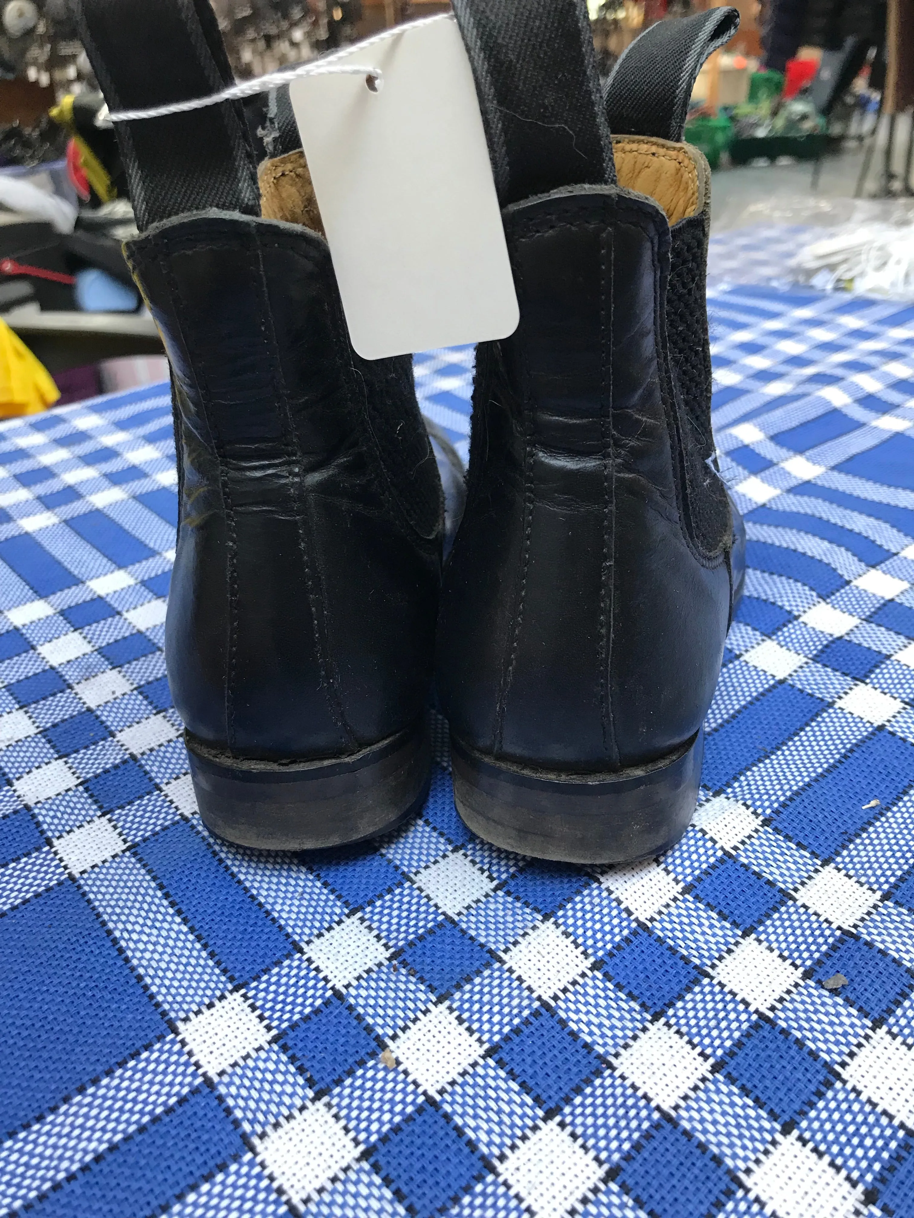 Black leather children’s jodhpurs boots size 13