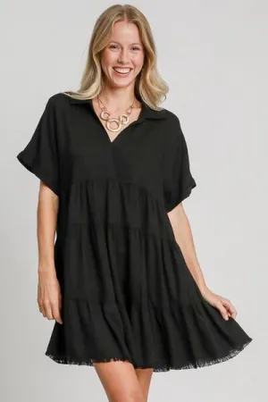 Black Tiered Dress