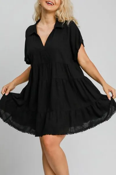 Black Tiered Dress