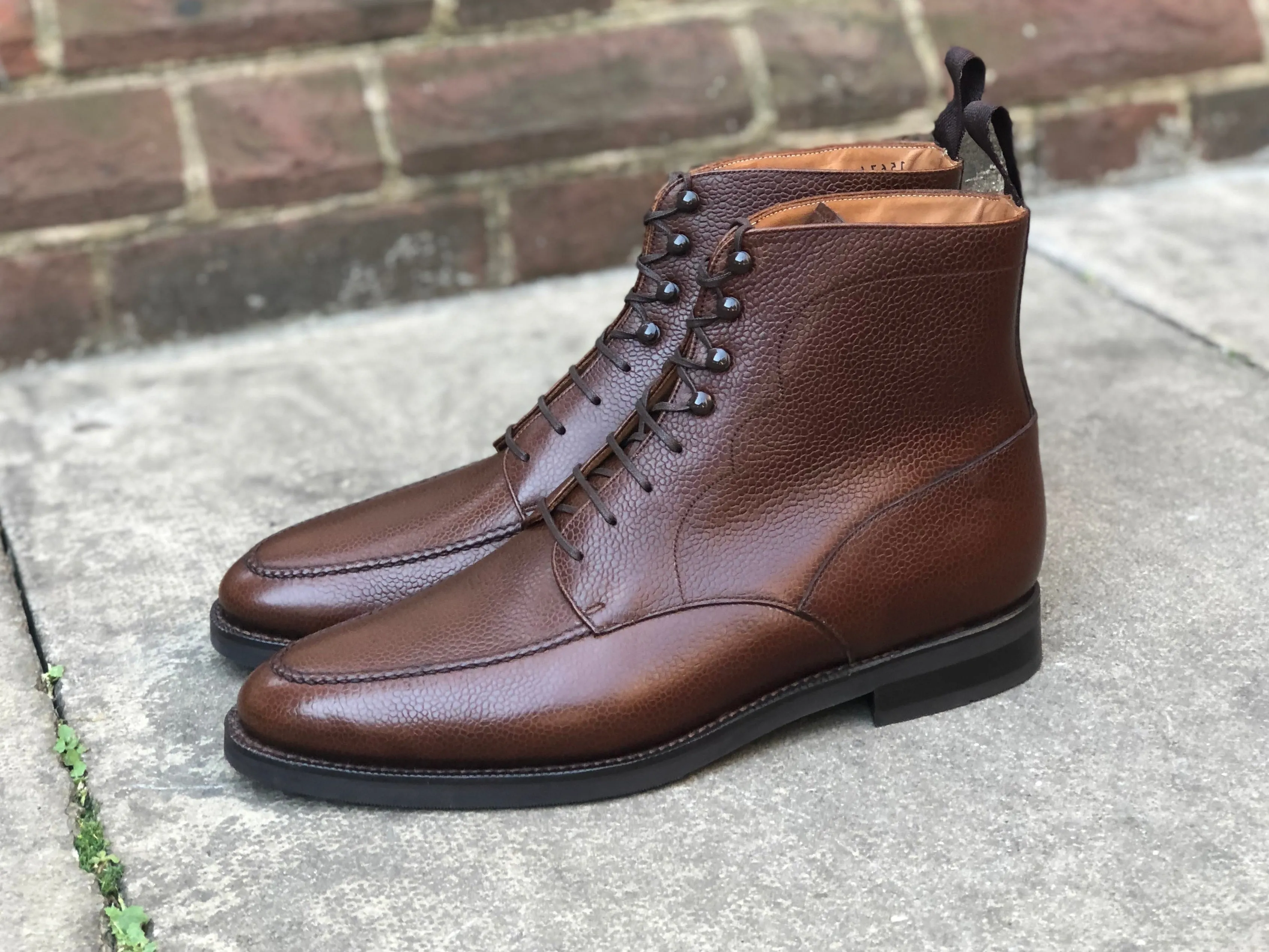 Bremerton - MTO - Brown Country Calf - TMG Last - Double City Rubber Sole