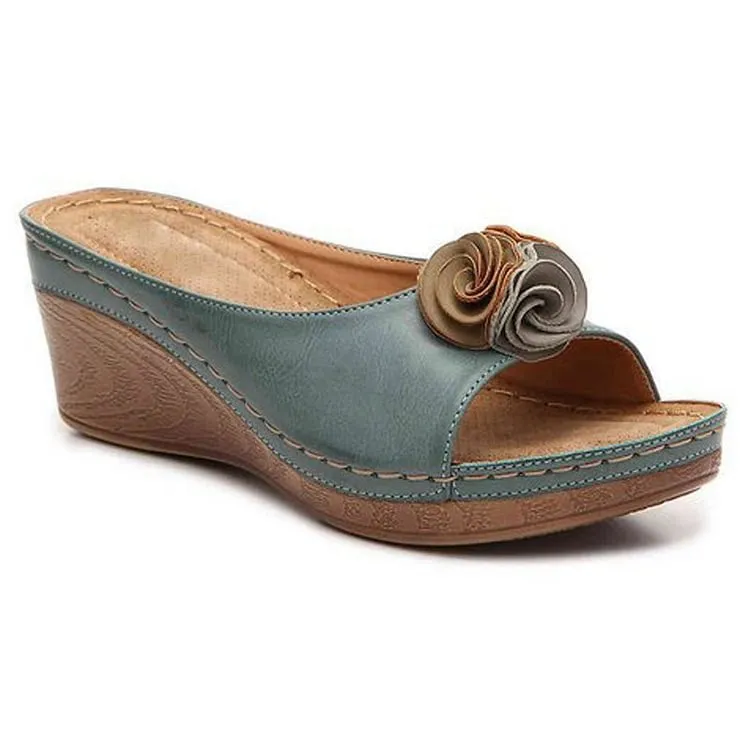 BRONYA - COMFORTABLE LEATHER SANDALS