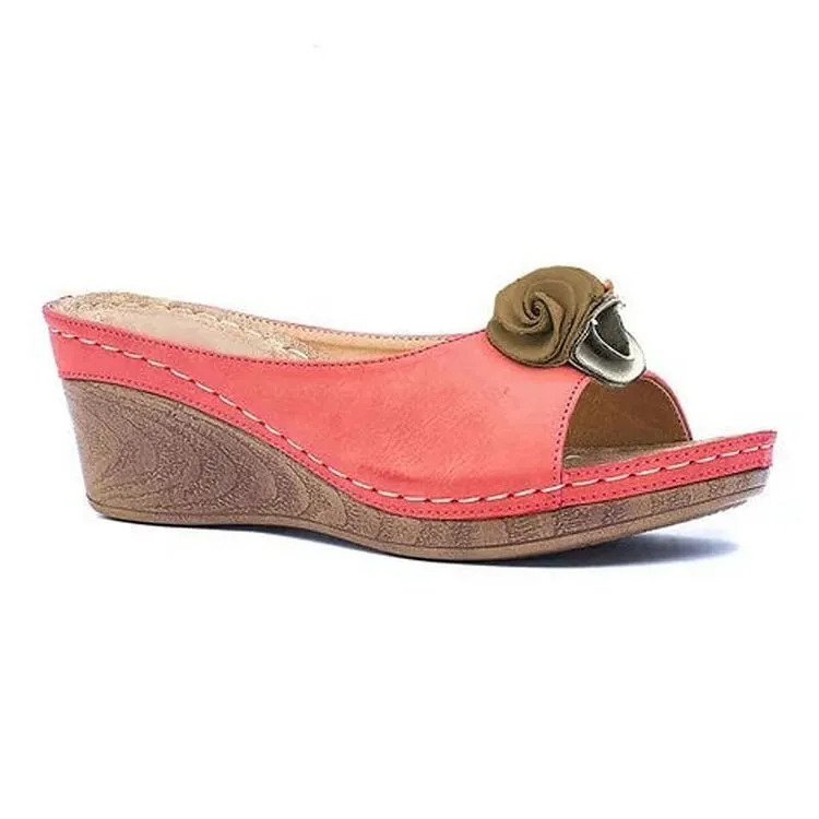 BRONYA - COMFORTABLE LEATHER SANDALS