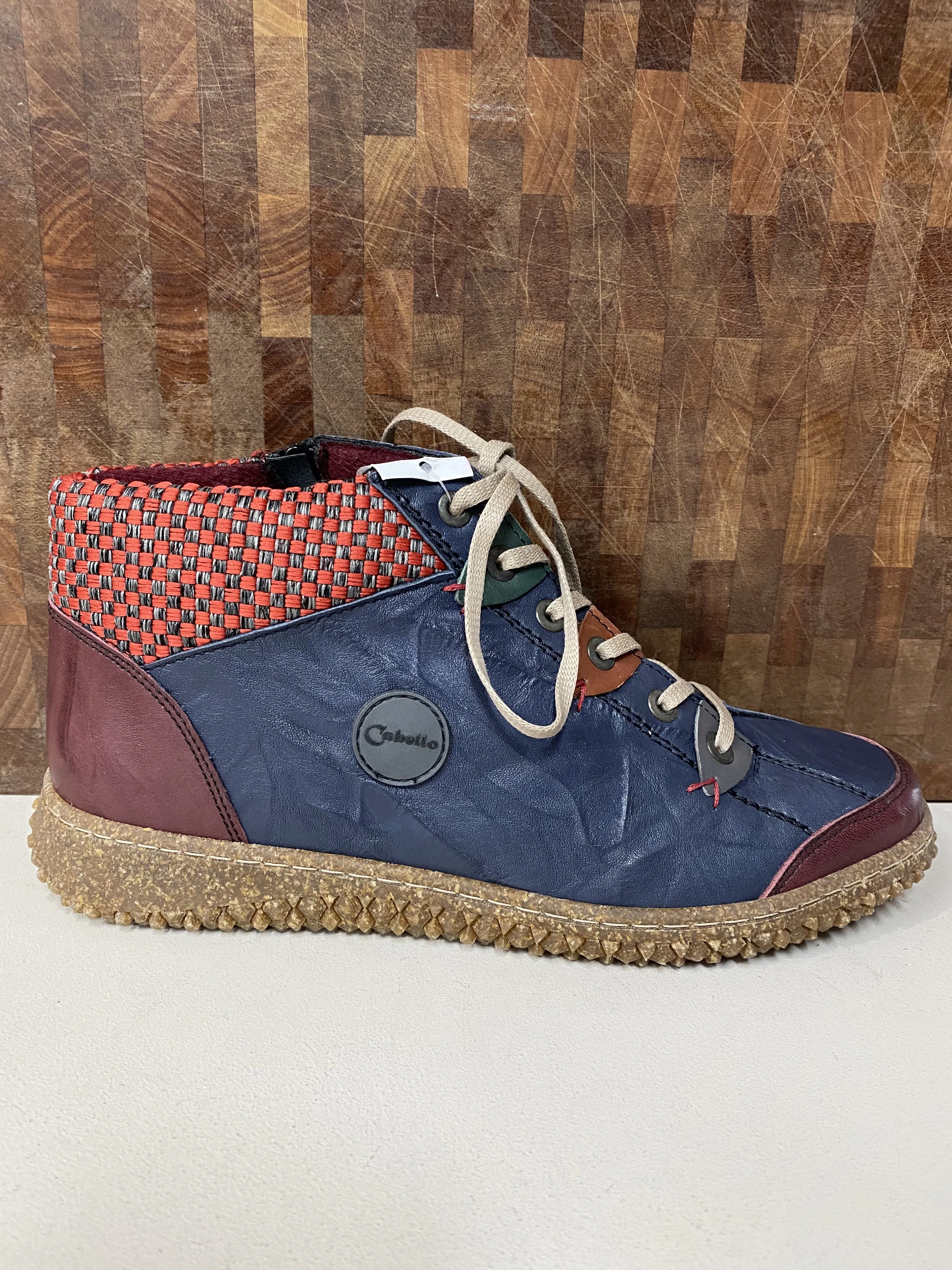 Cabello Crinkle Leather Boot