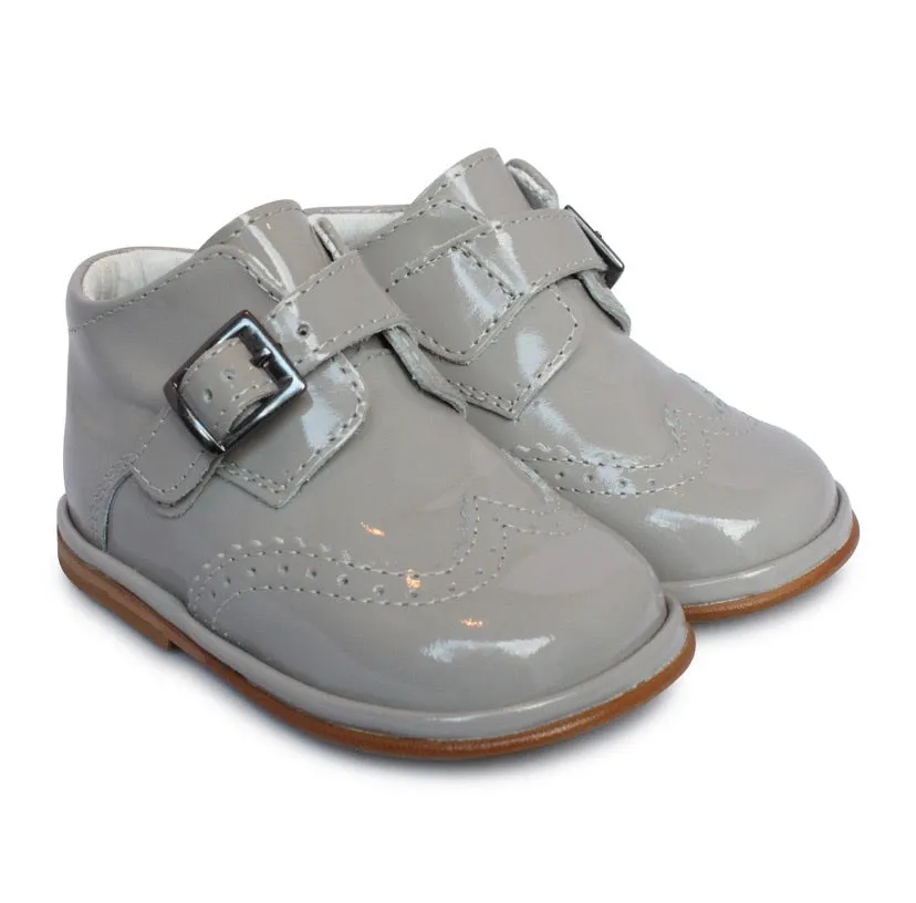 Chico Boys patent grey boots