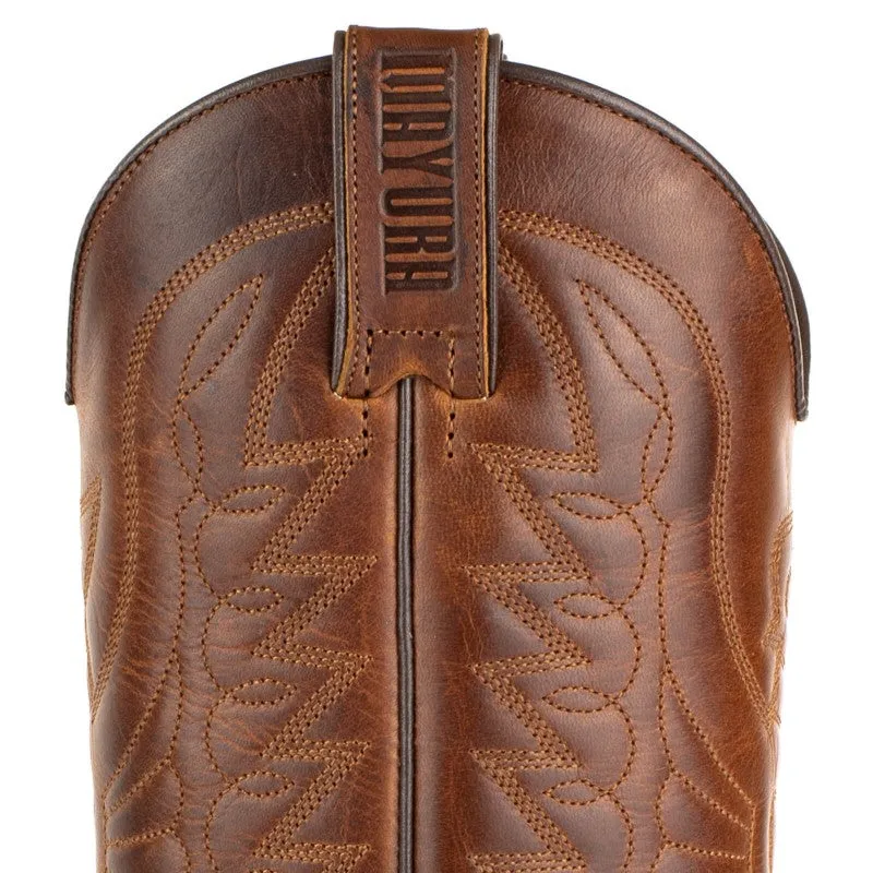 Cowboy Boots for Women and Men Handcrafted Brown Leather 1920 FR Texans