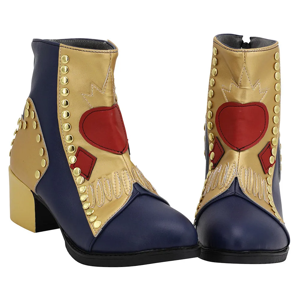 Descendants 3 Halloween Costumes Accessory Evie Cosplay Shoes Boots