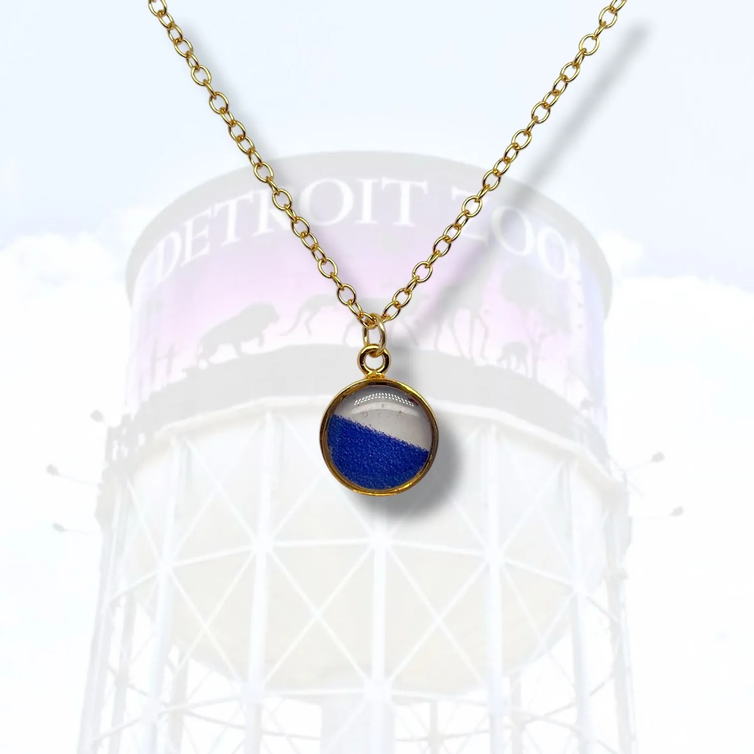 Detroit Zoo Amy Necklace | Gold