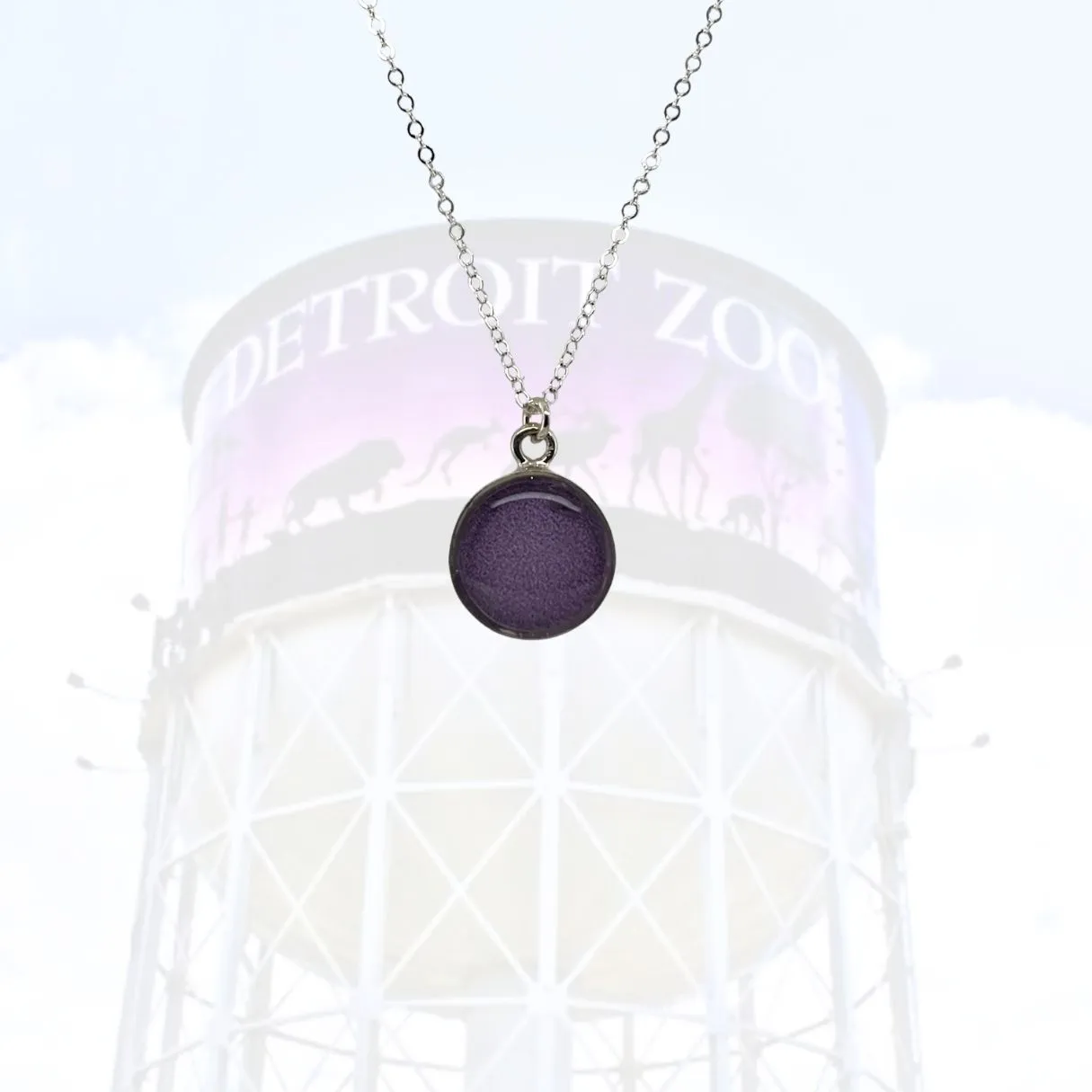 Detroit Zoo Amy Necklace | Silver