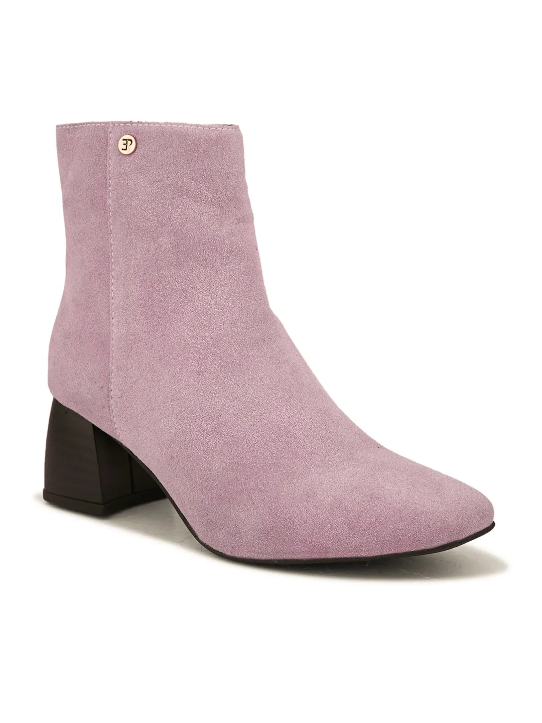 EL PASO Women Blue Faux Leather Casual Chelsea Boots