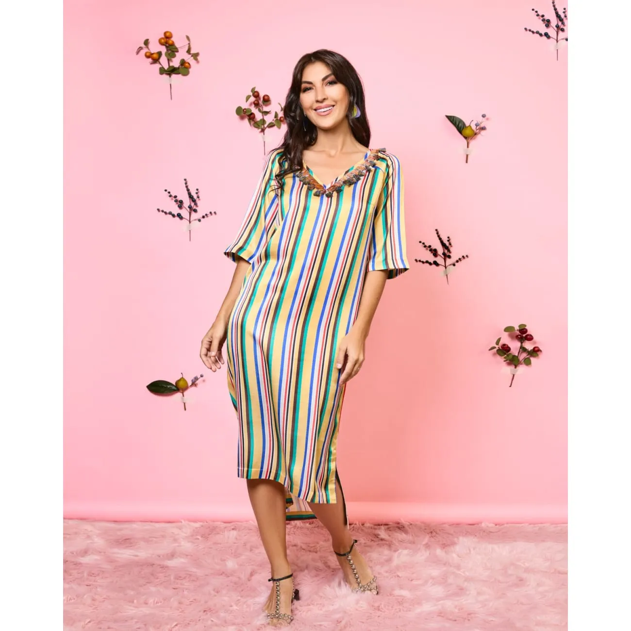 Espana Kaftan Dress | Wedding Guest Dress