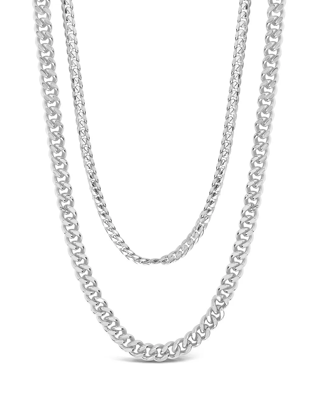 Everyday Layered Curb Chain Necklace