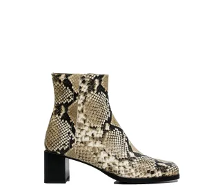 Fabio Rusconi Women’s Leather Camel Print Zip Boots Steph 30% off