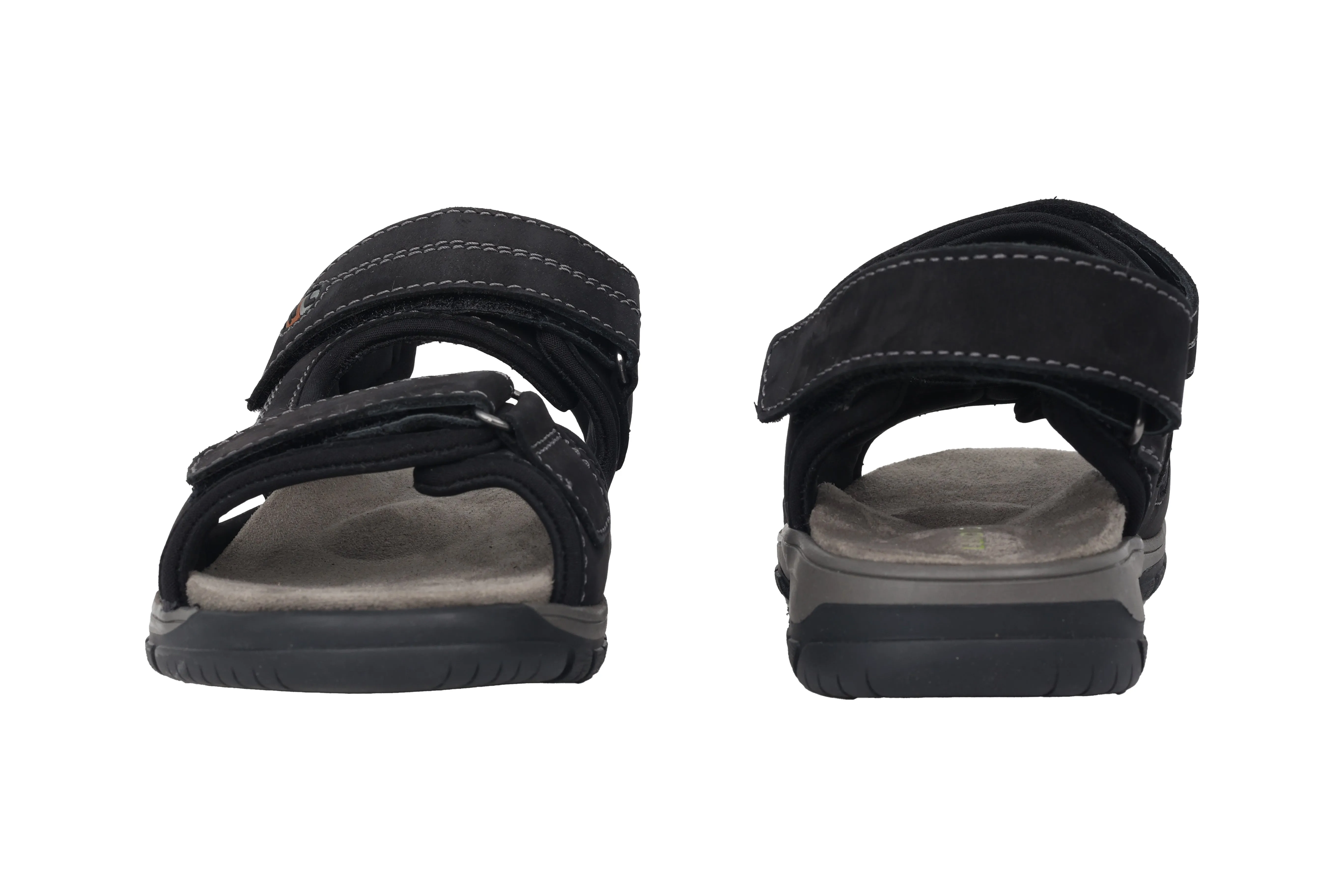 'Harald' men's wide fit (H) sandal - black