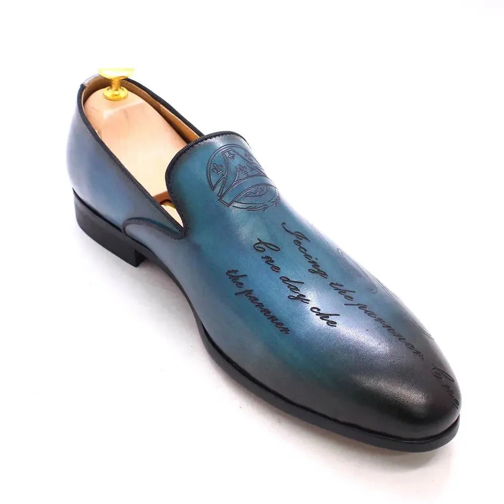 Herrenhandgefertigte Leder-Loafers von UrbanElite