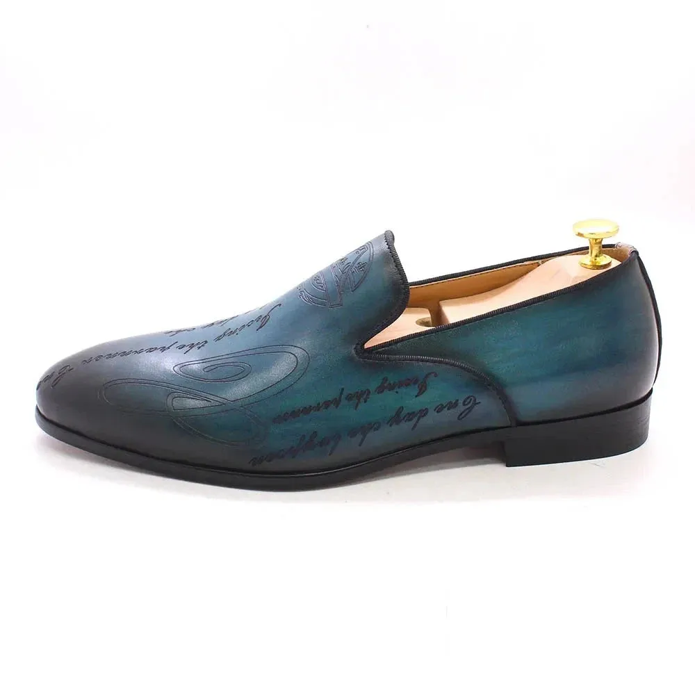 Herrenhandgefertigte Leder-Loafers von UrbanElite