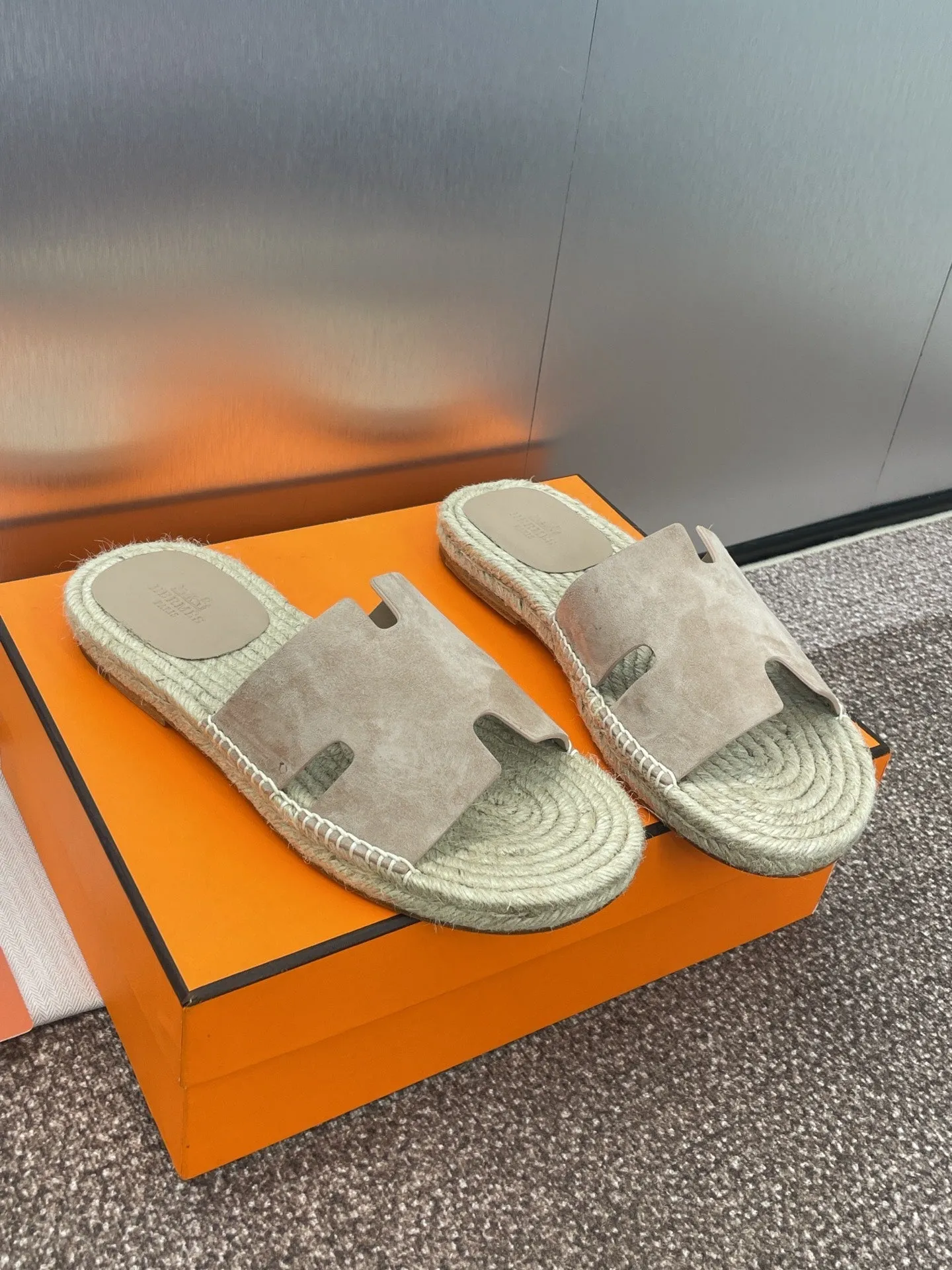 HM 25 Antigua Espadrilles Light Brown Suede