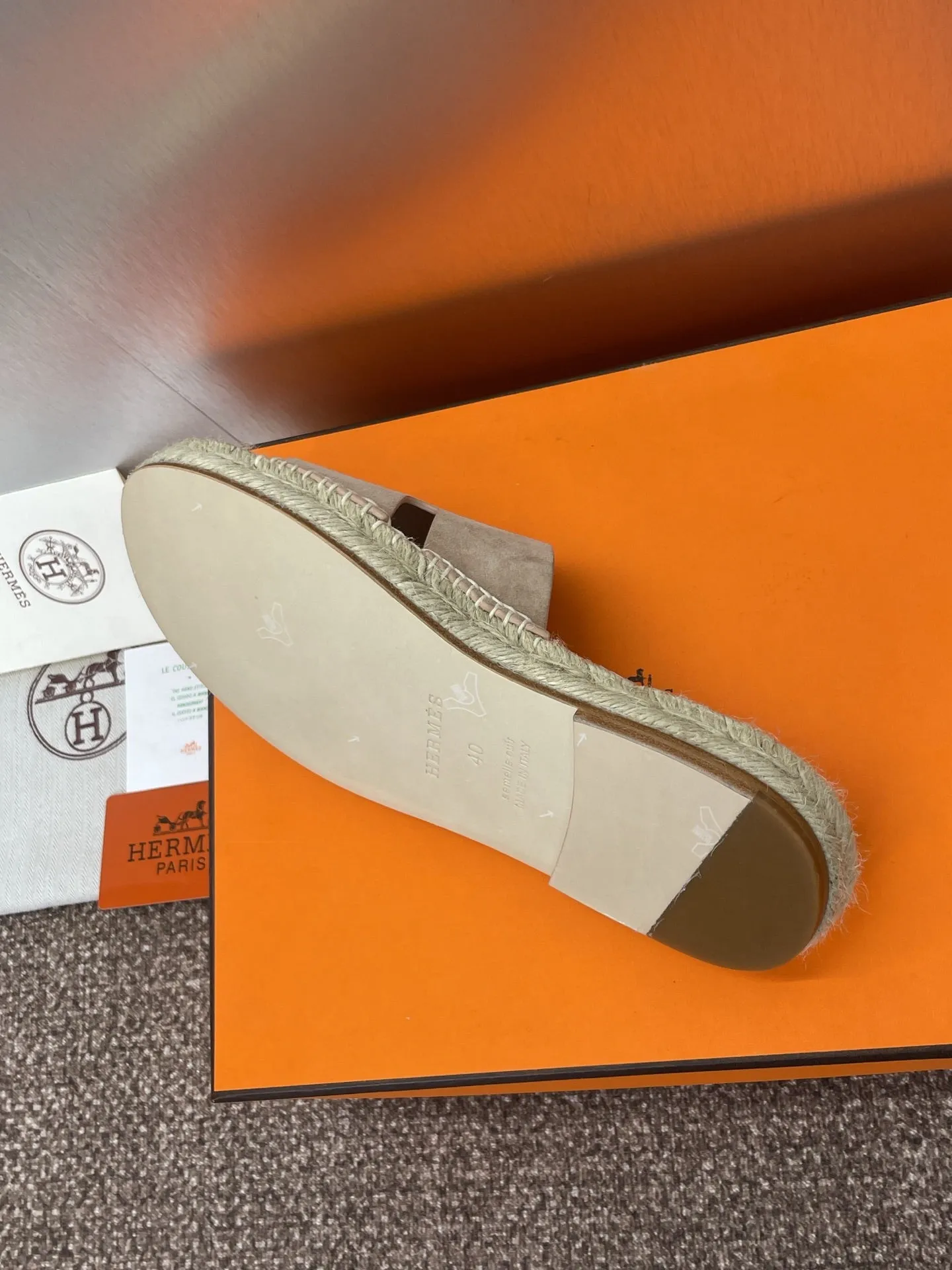HM 25 Antigua Espadrilles Light Brown Suede
