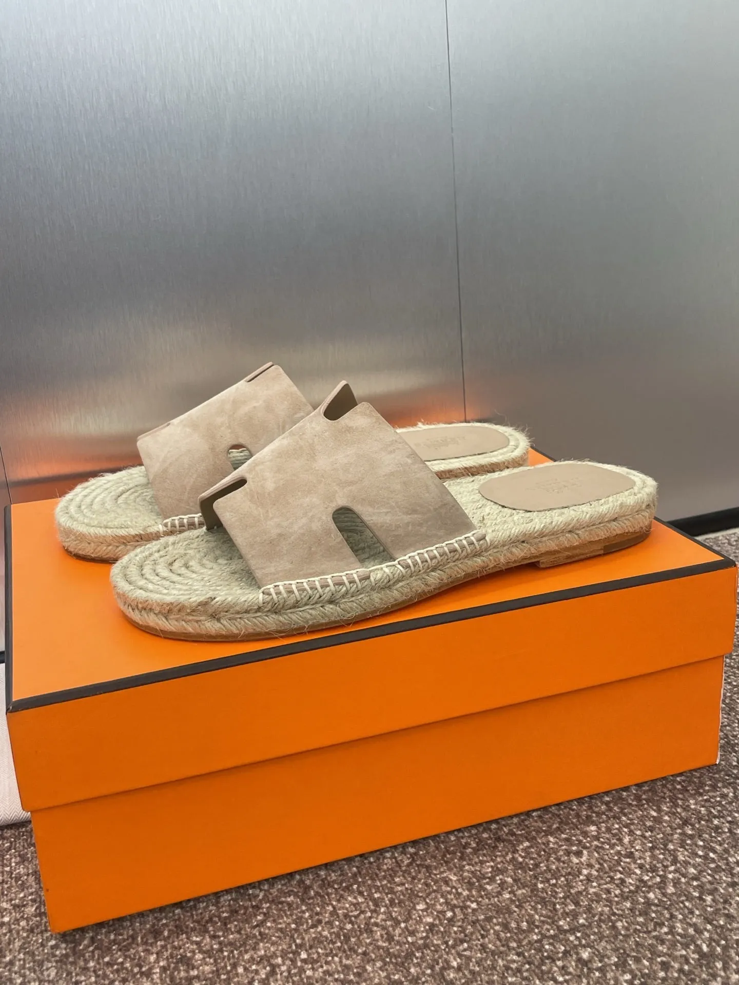 HM 25 Antigua Espadrilles Light Brown Suede