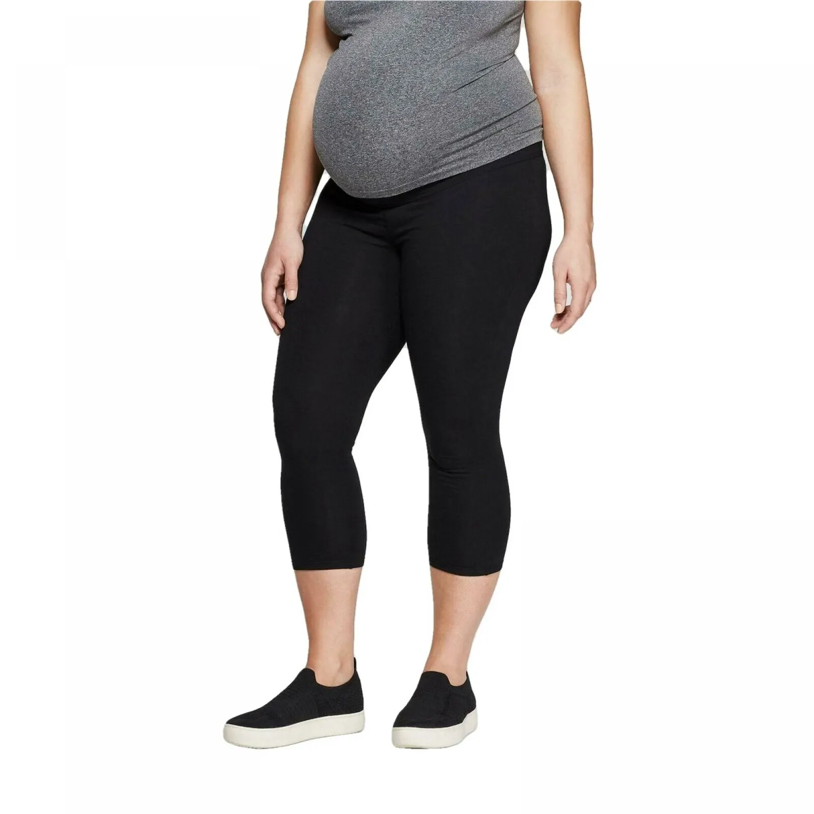 Isabel Maternity by Ingrid & Isabel Underbelly Cotton Capri Leggings