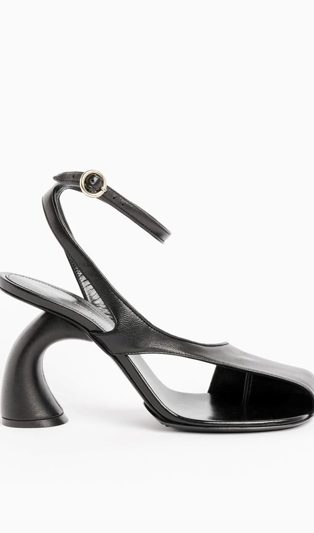 Janelle Cutout Heeled Sandals - Black