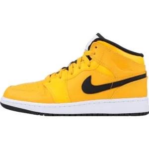 JORDAN 1 MID x UNIVERSITY GOLD BLACK