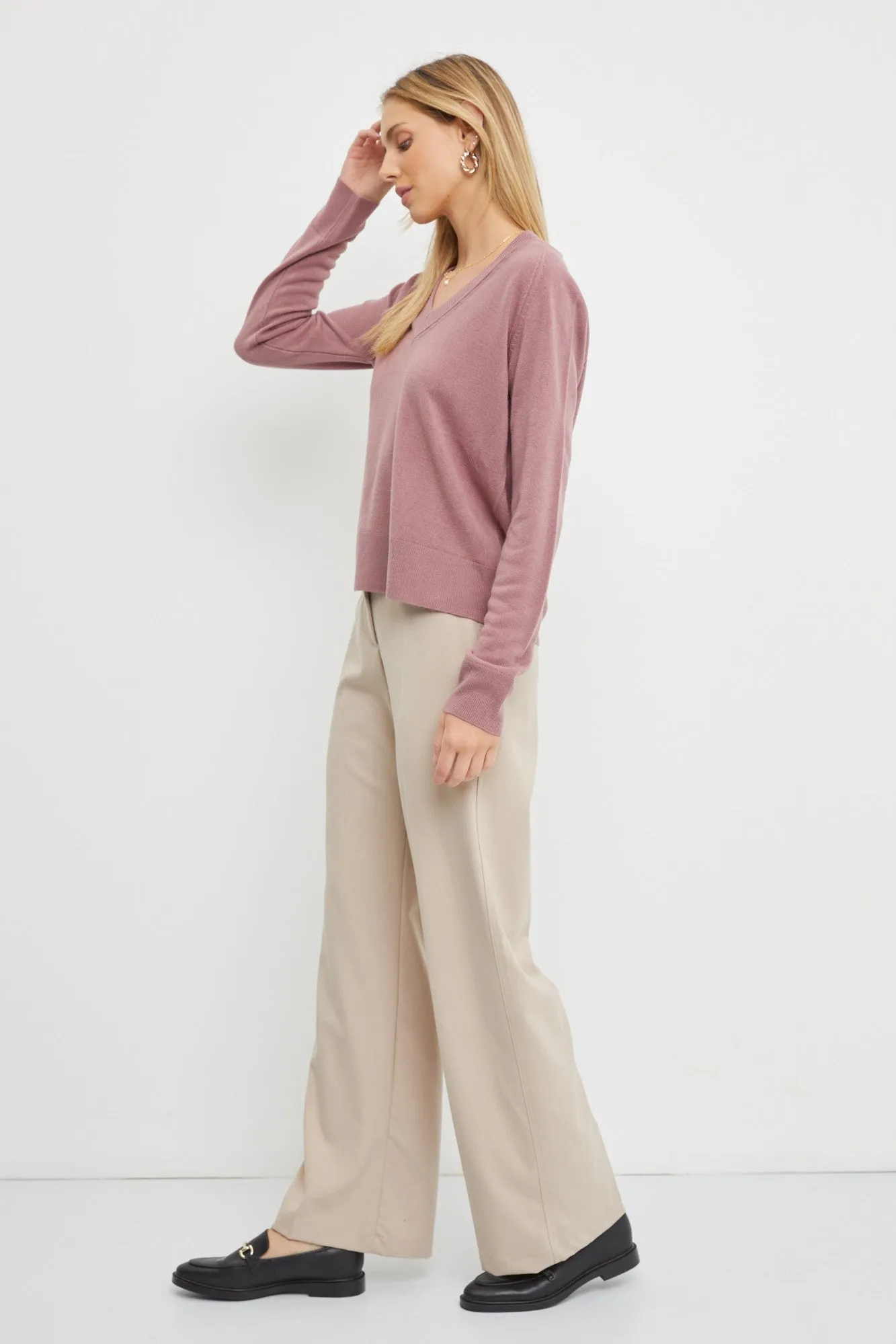 Kayla Sweater - Plum