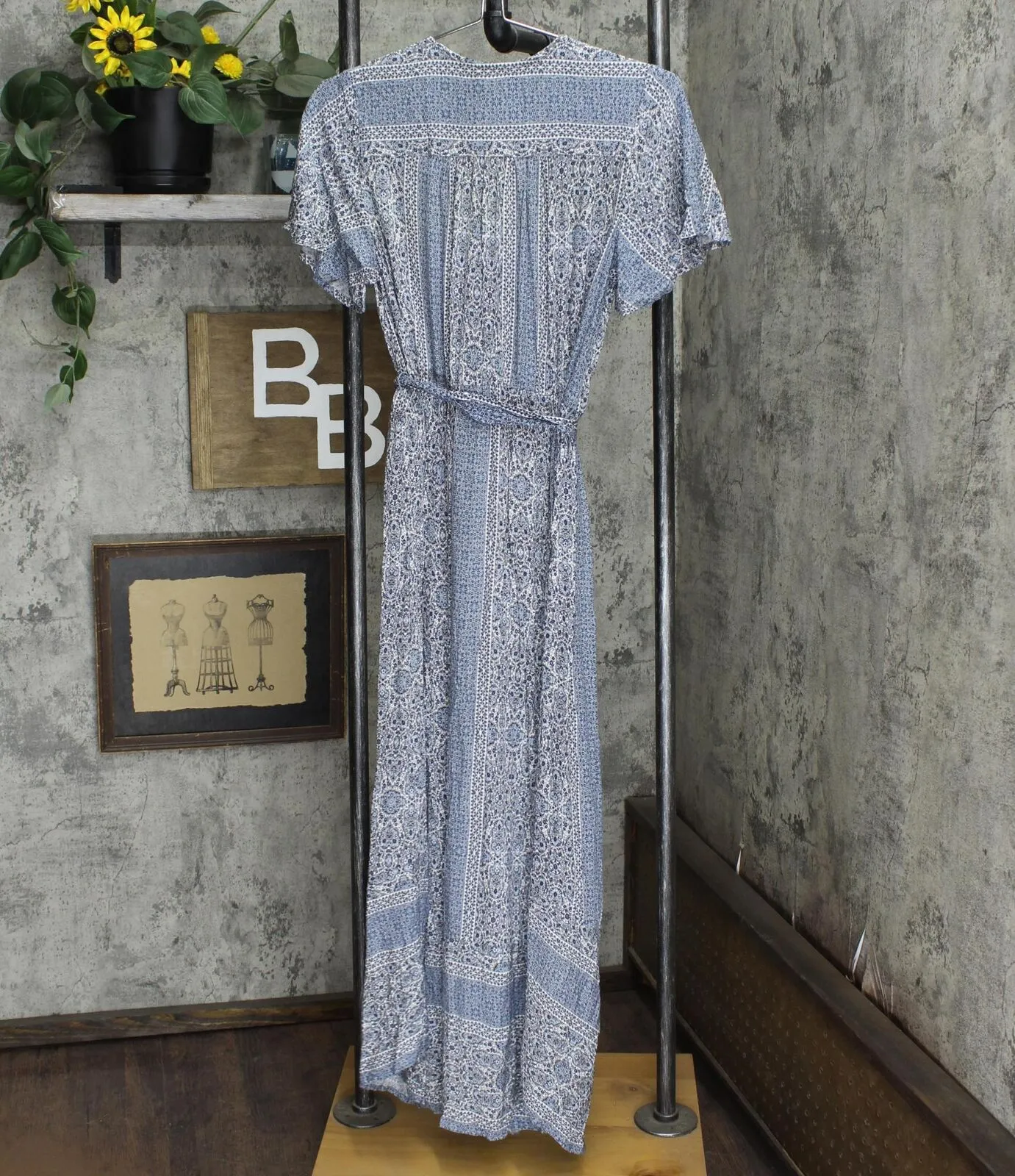 Knox Rose Women's Short Sleeve Dress 78442468 Blue M