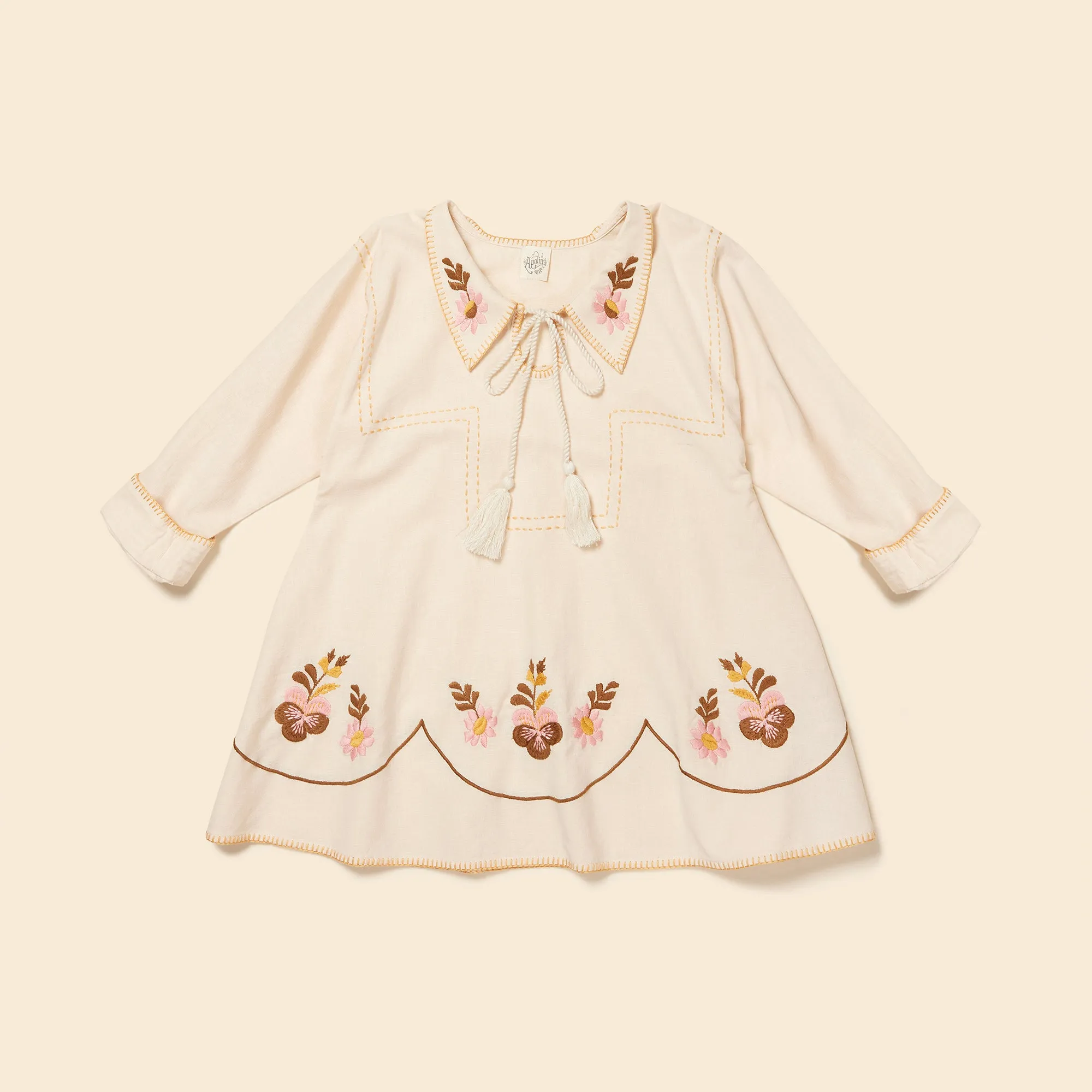 Konnie Kaftan Dress, Milk