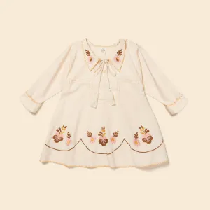Konnie Kaftan Dress, Milk