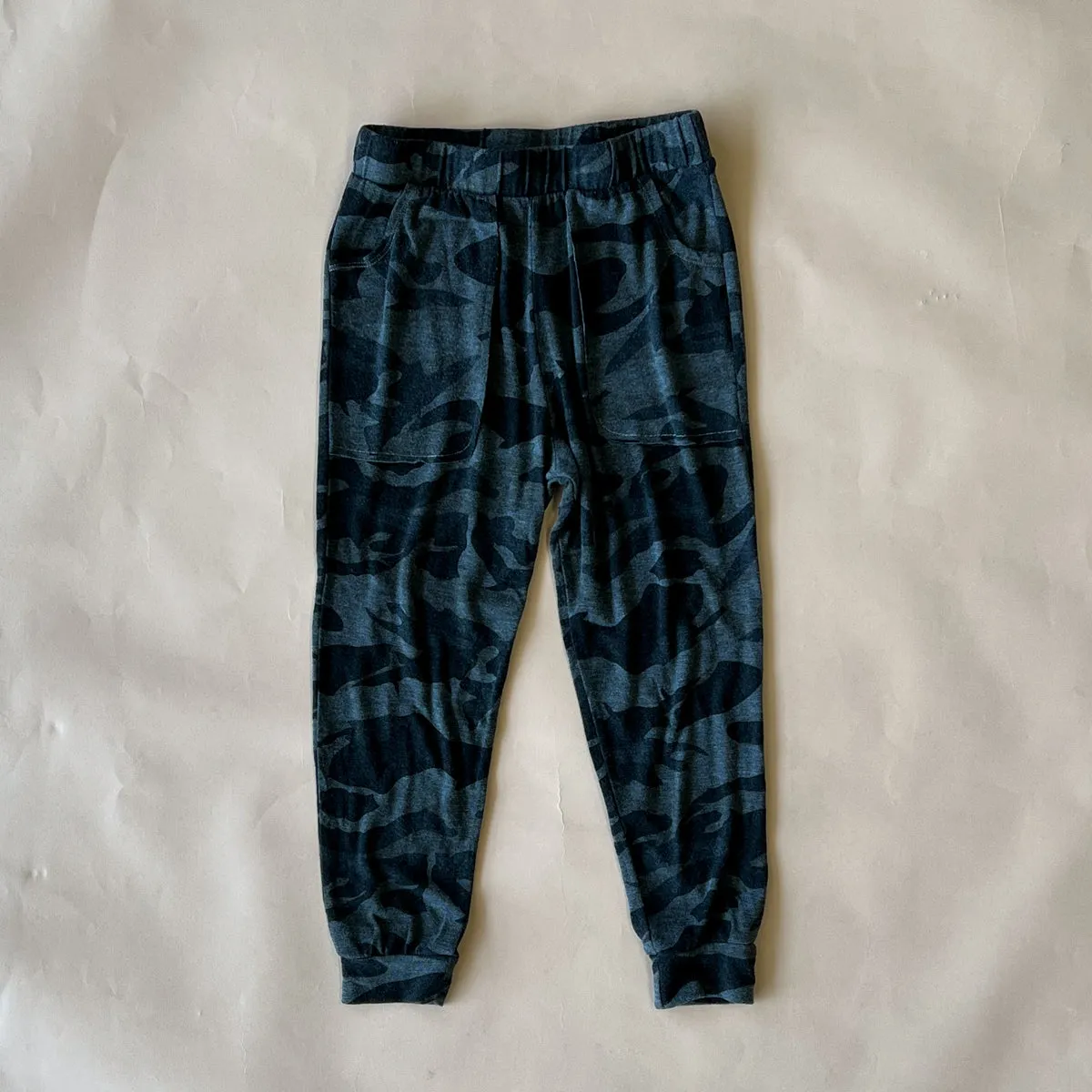 Lew Camo Joggers | Dyed Black (Kids)