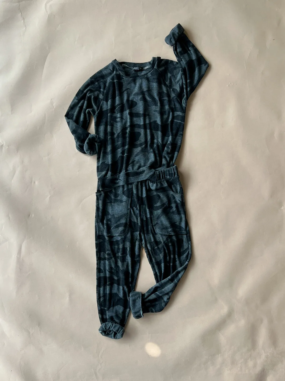 Lew Camo Joggers | Dyed Black (Kids)