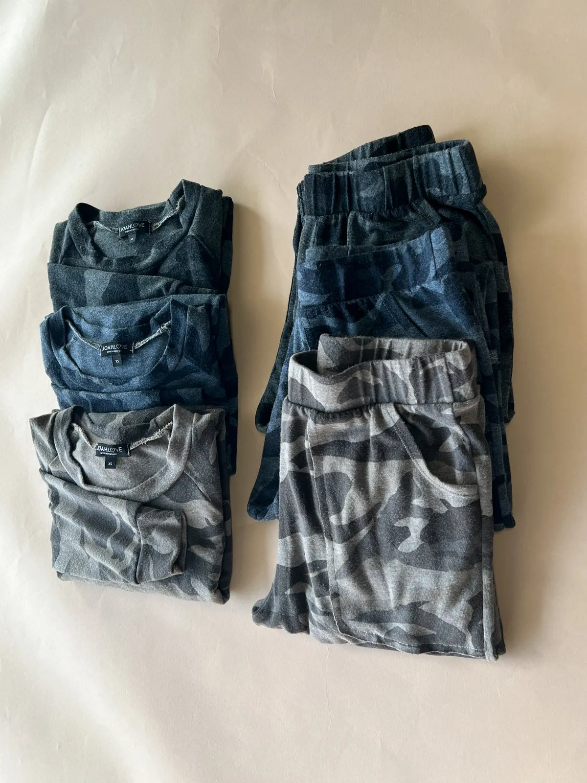 Lew Camo Joggers | Dyed Black (Kids)