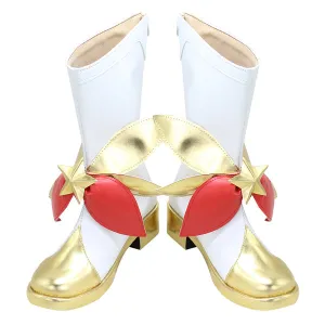 LOL Star Guardian Jinx White Shoes Cosplay Boots