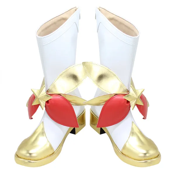 LOL Star Guardian Jinx White Shoes Cosplay Boots